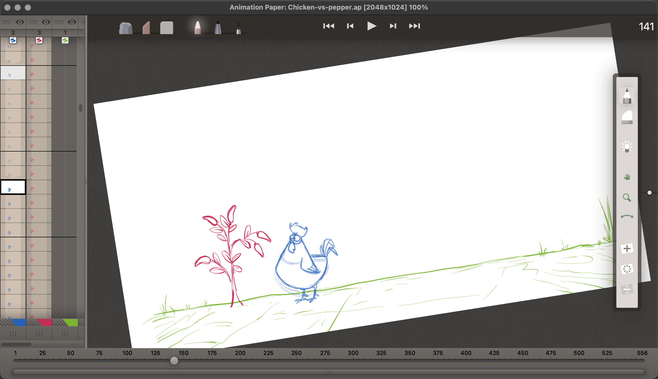 Animation Paper Screenshot